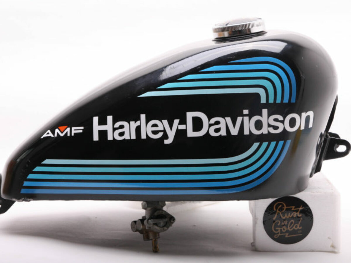 harley davidson amf tank decals