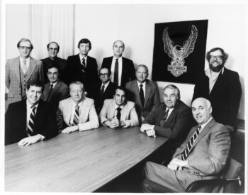 February 27, 1981 – AMF announces its intent to sell the Harley-Davidson Motor Company to a group of Harley-Davidson senior executives.